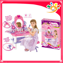 kids cosmetics set toys platform with light and musical